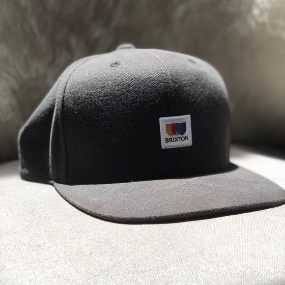 Brixton Flat brim snap back hat - Picture 2 of 4